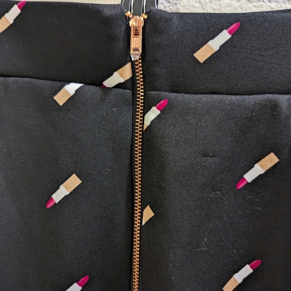 Ashley Nell Tipton X Boutique Lip Stick Scuba Midi Skirt - Picture 7 of 9